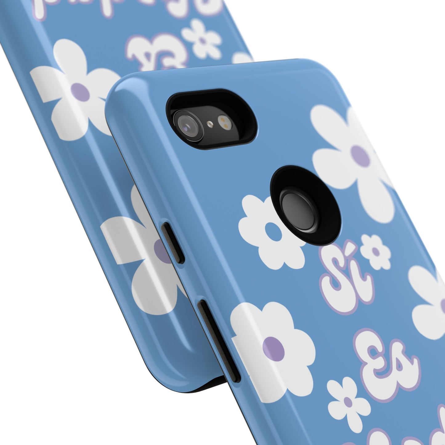 Floral Phone Case - "Sí Es Verdad" Design