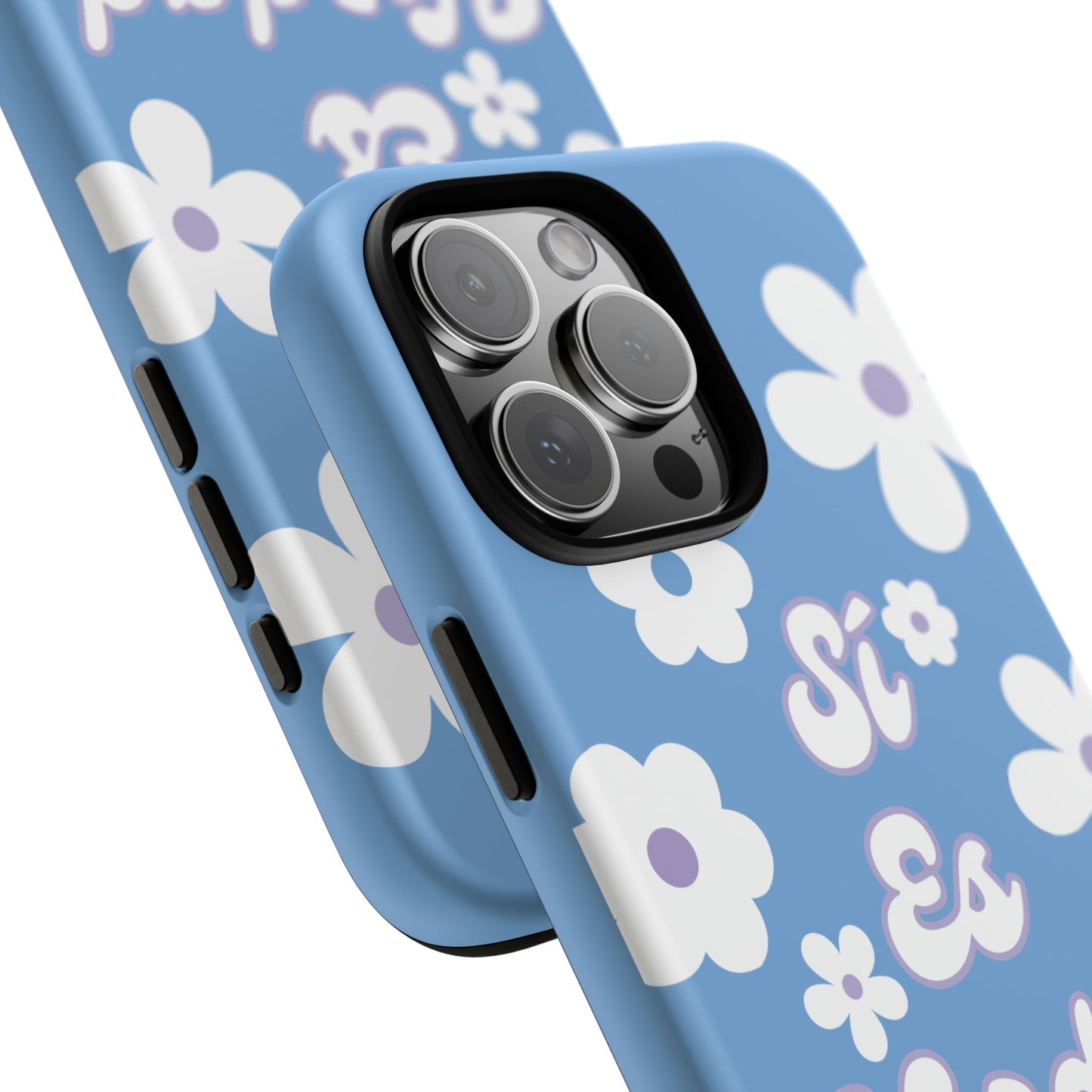 Floral Phone Case - "Sí Es Verdad" Design