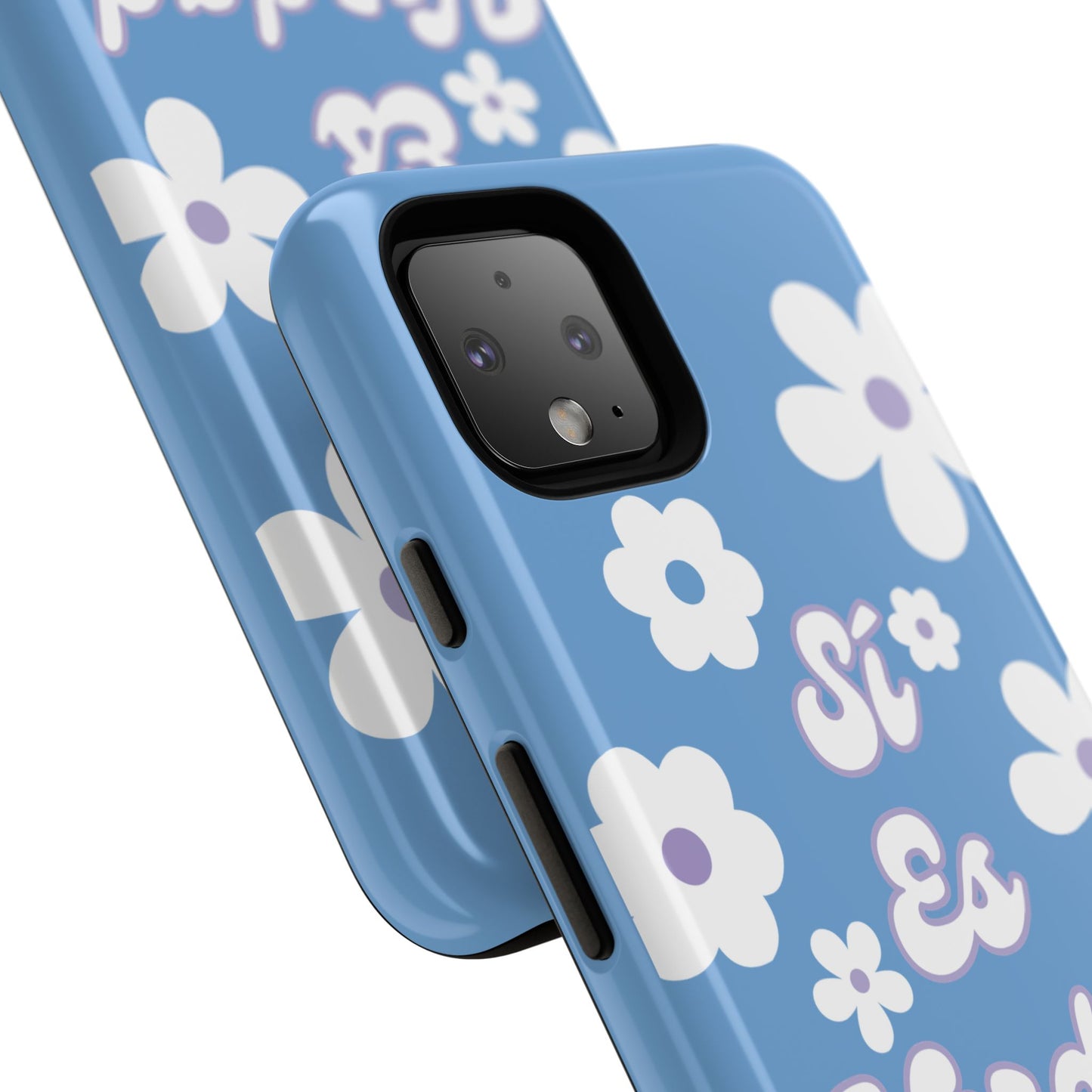 Floral Phone Case - "Sí Es Verdad" Design
