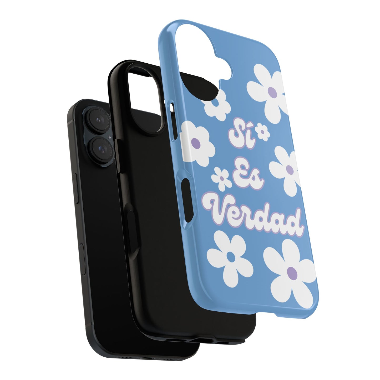 Floral Phone Case - "Sí Es Verdad" Design
