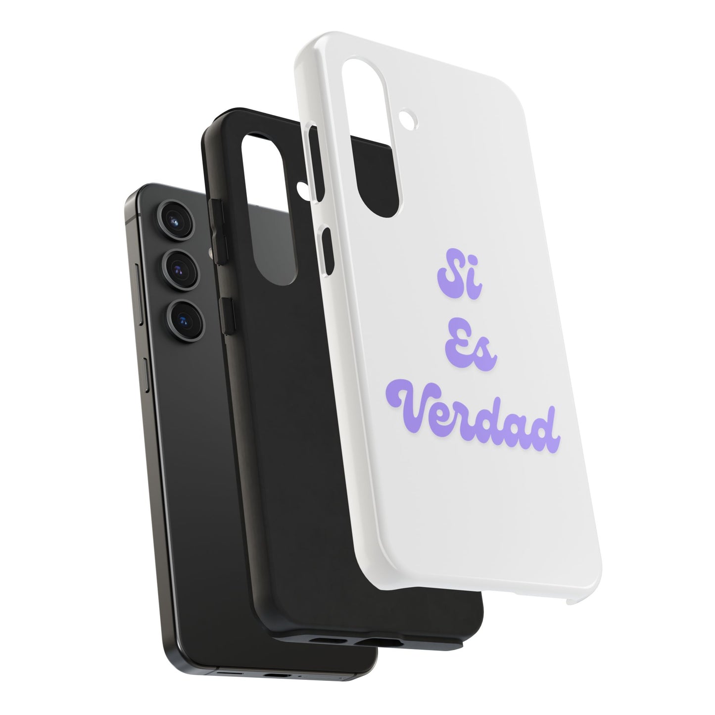 Trendy Tough Phone Case - 'Si Es Verdad' Design