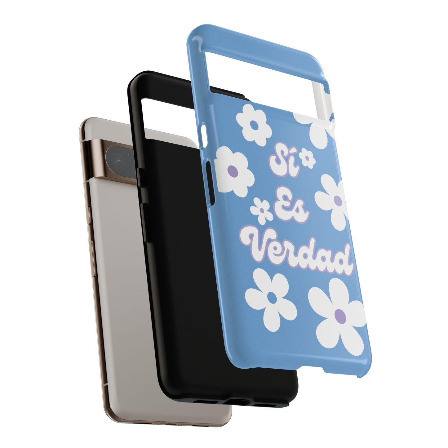 Floral Phone Case - "Sí Es Verdad" Design