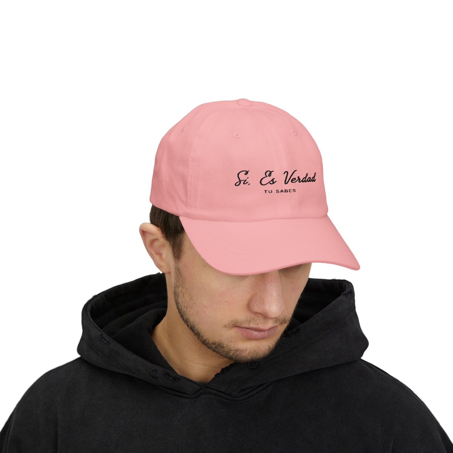 Classic Dad Cap - "Sí, Es Verdad" Stylish White Baseball Hat