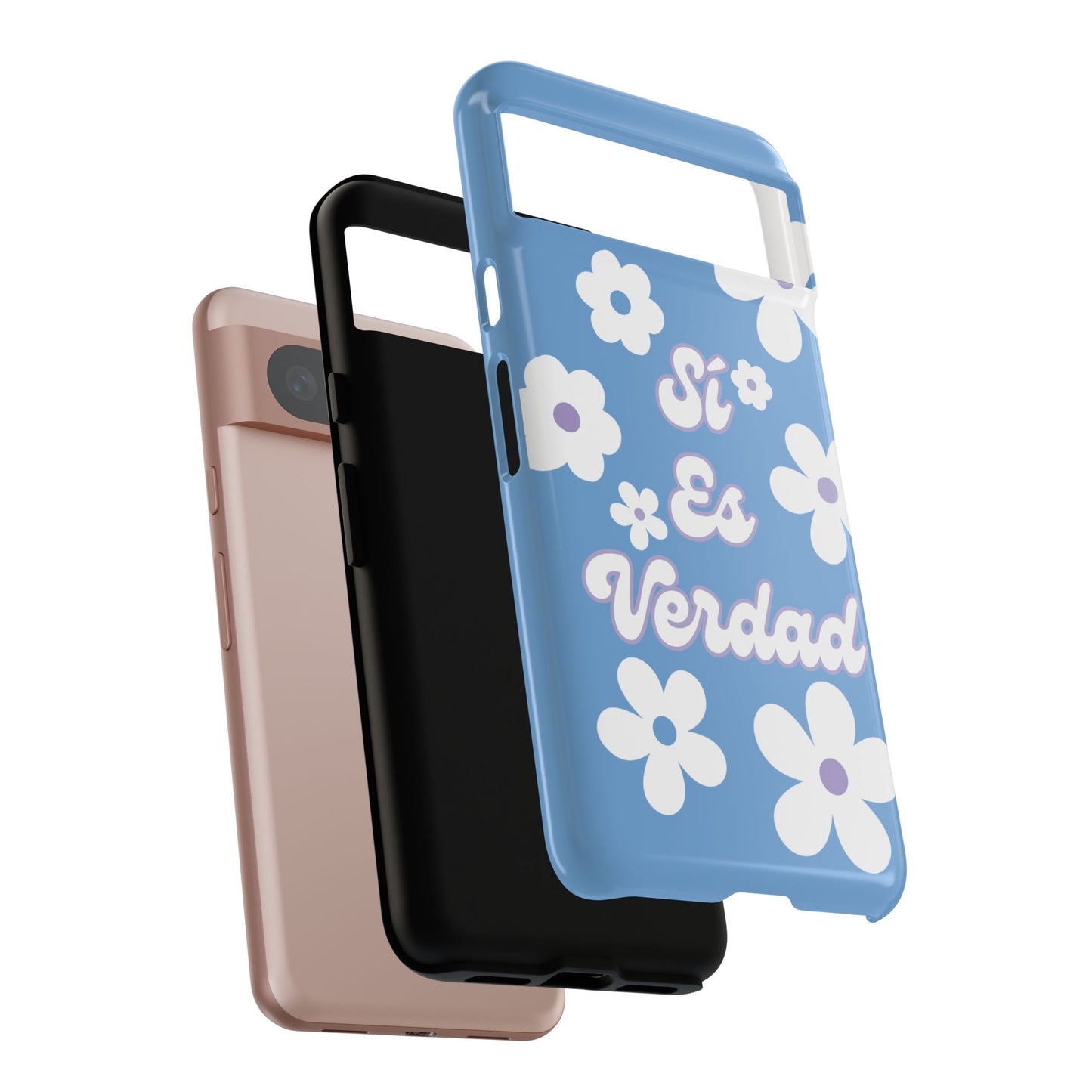 Floral Phone Case - "Sí Es Verdad" Design