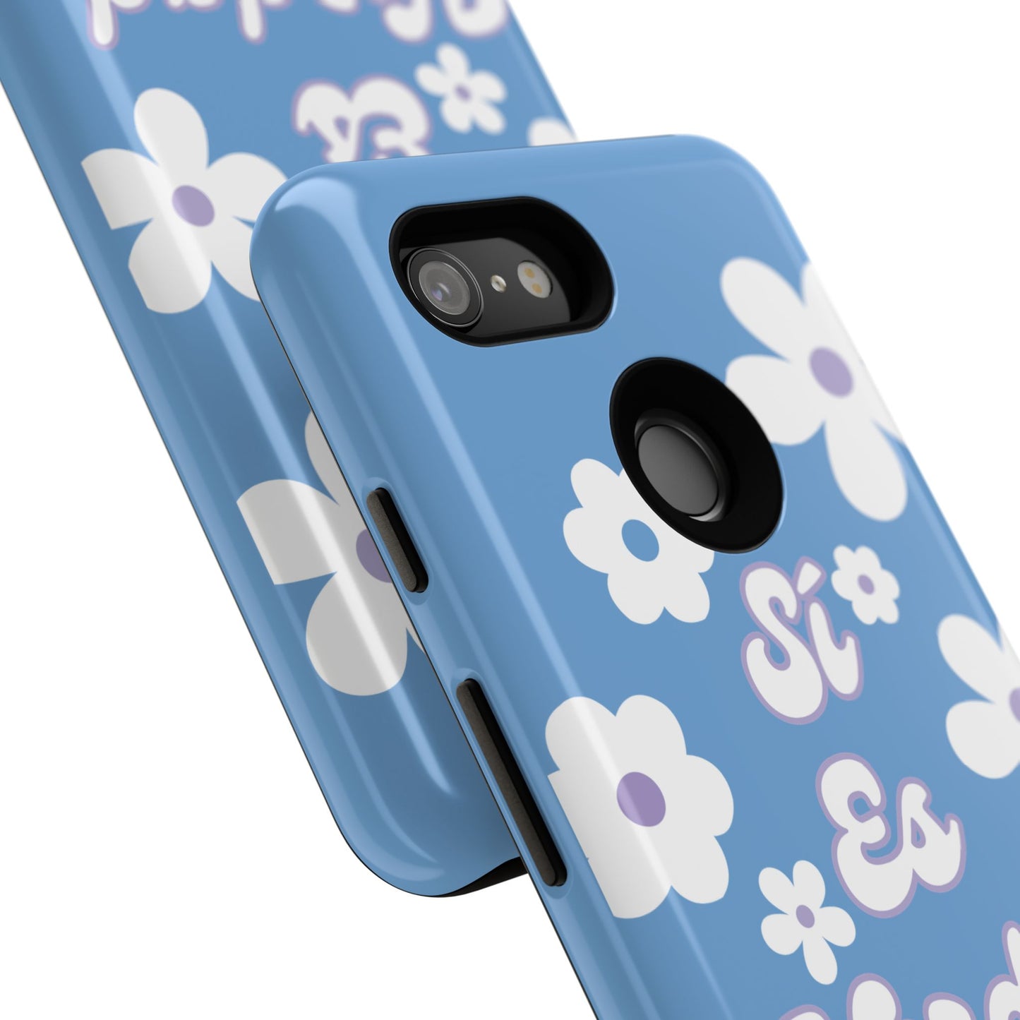 Floral Phone Case - "Sí Es Verdad" Design