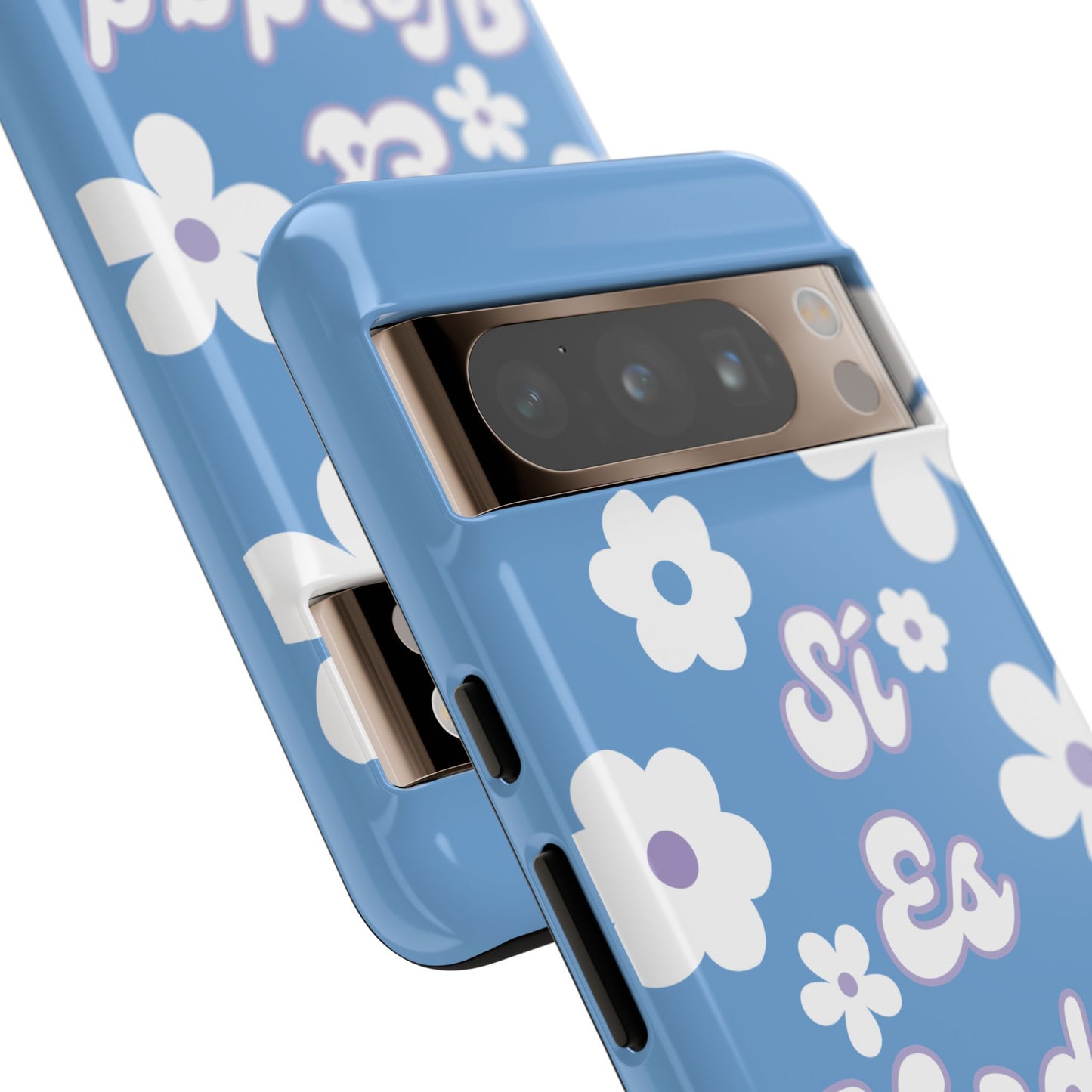 Floral Phone Case - "Sí Es Verdad" Design