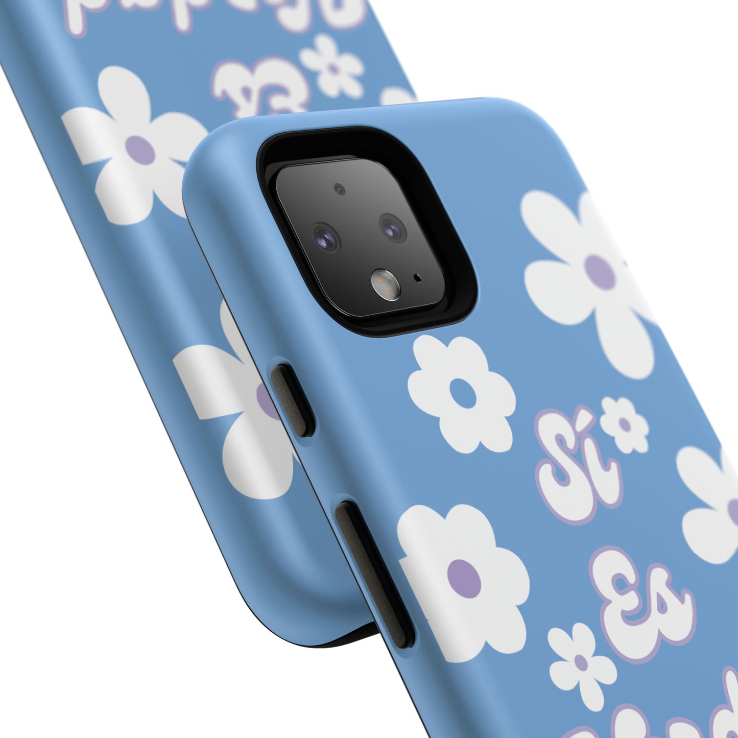 Floral Phone Case - "Sí Es Verdad" Design