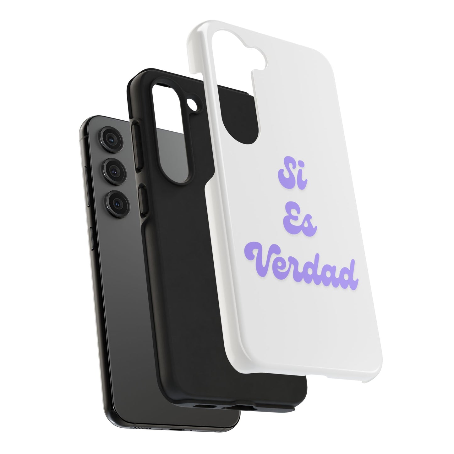 Trendy Tough Phone Case - 'Si Es Verdad' Design