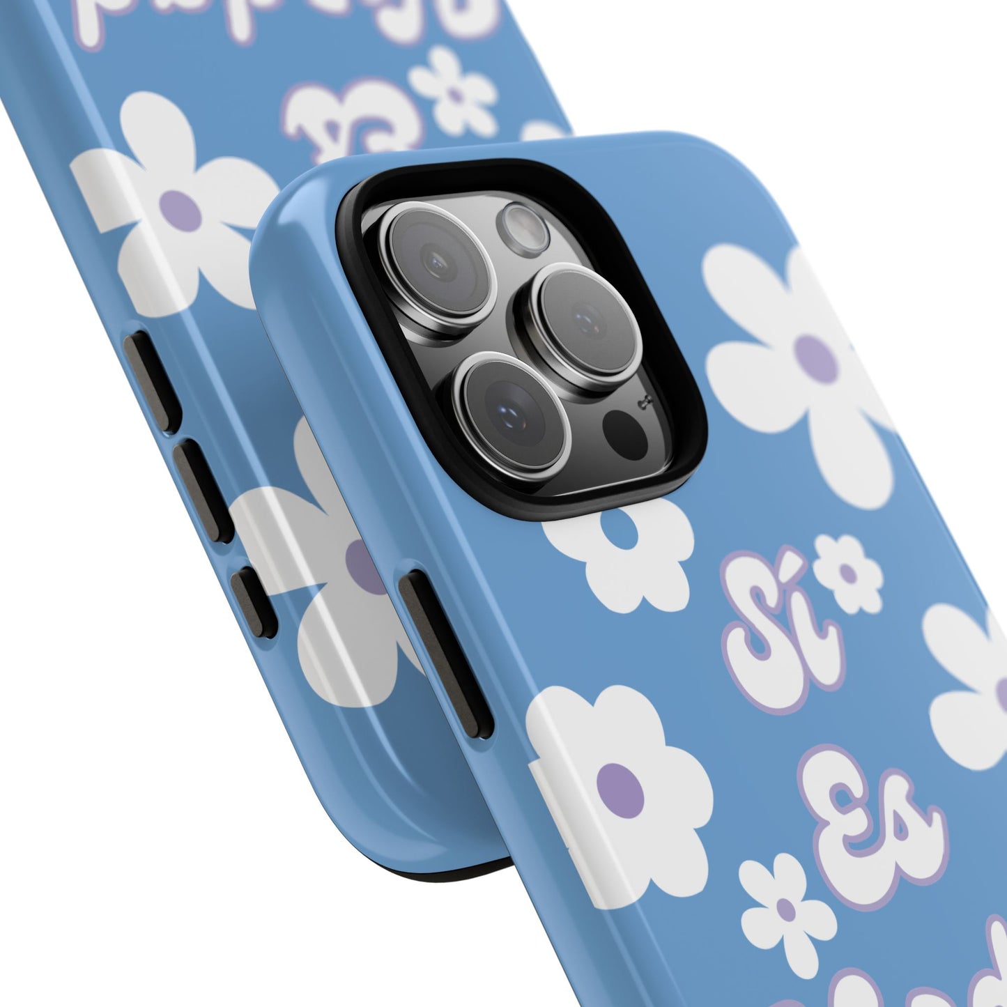 Floral Phone Case - "Sí Es Verdad" Design