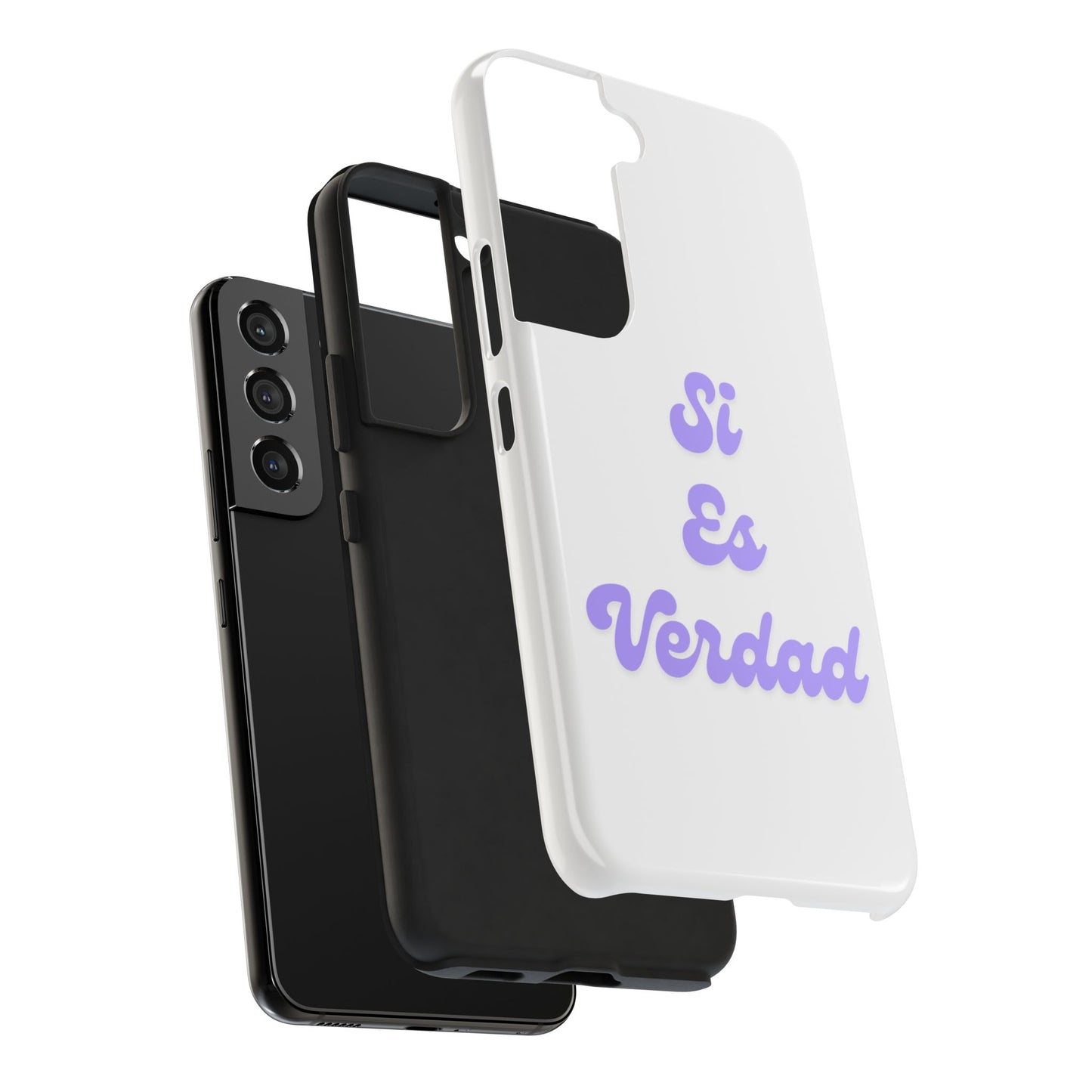 Trendy Tough Phone Case - 'Si Es Verdad' Design