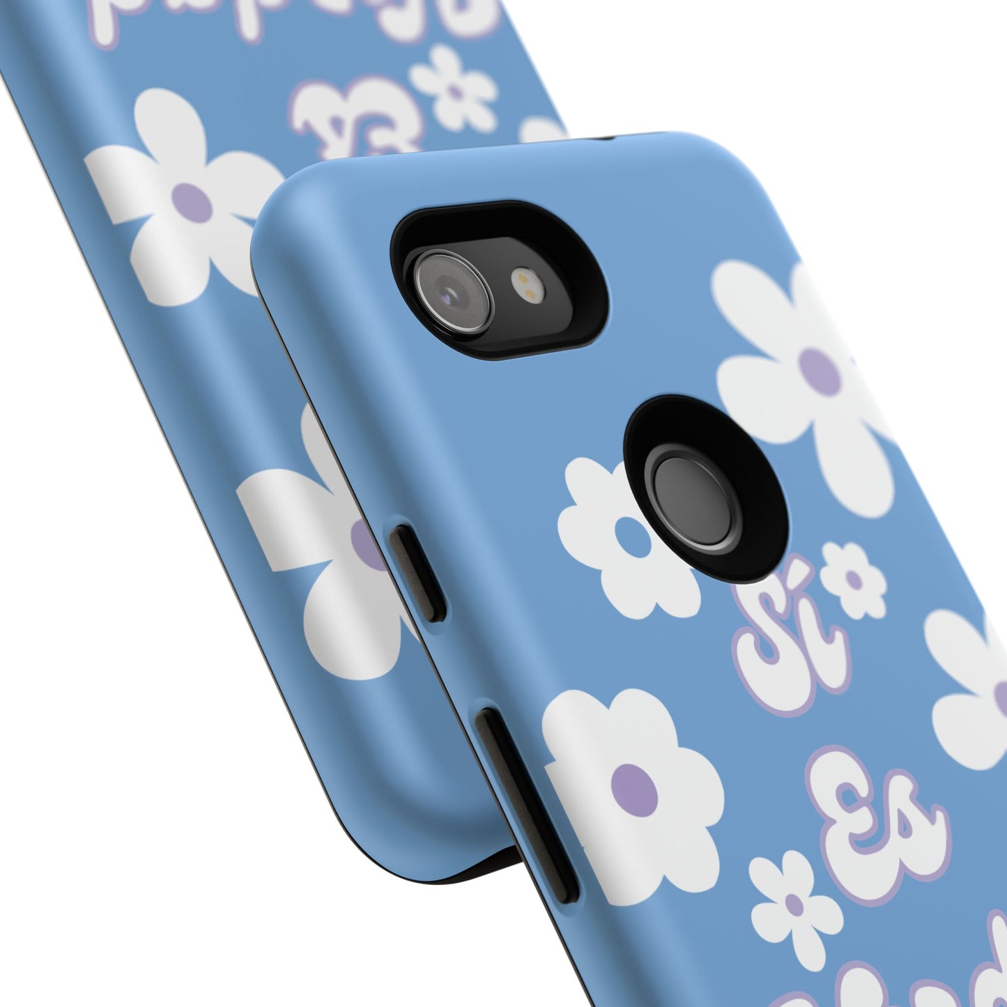 Floral Phone Case - "Sí Es Verdad" Design