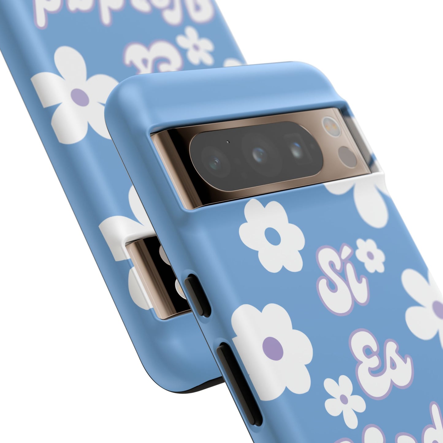 Floral Phone Case - "Sí Es Verdad" Design