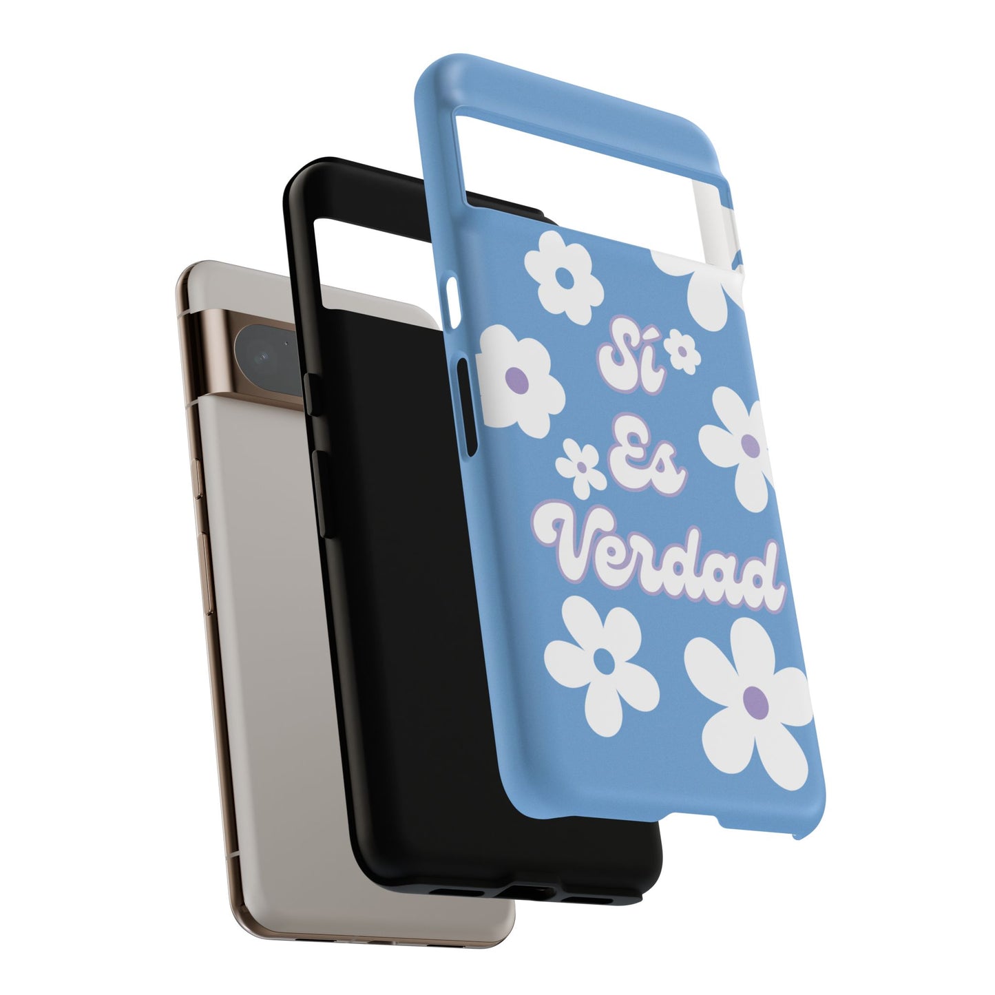 Floral Phone Case - "Sí Es Verdad" Design